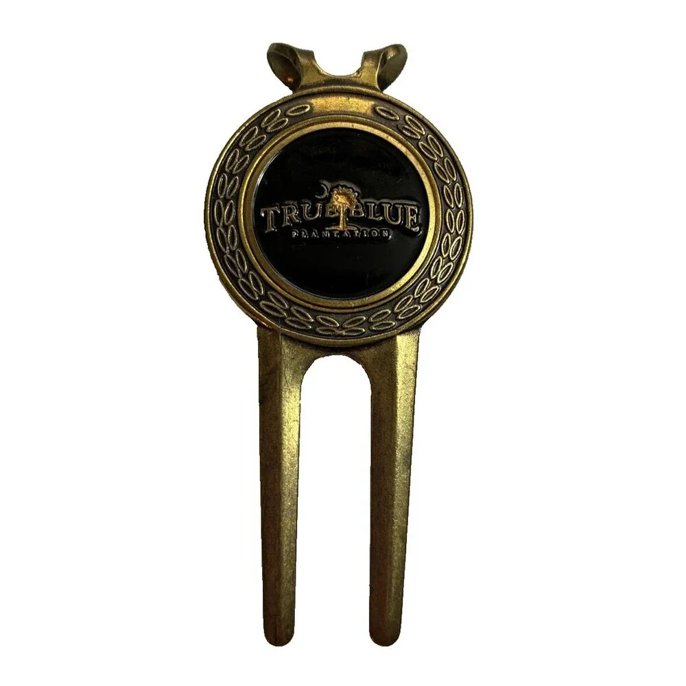 Vintage True Blue Plantation Divot Tool & Coin Ball Marker Pawleys Island SC